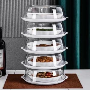 DK Mall New 5 Layer Insulation Dish Cover Multi-Layer Dust Dining Food Storage Table New Style Fly-Proof Food Cover Storage Rack Organizer Dispenser