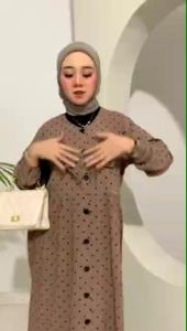 GAMIS NEW POLKADOT KECIL REMPEL KUALITAS VIRAL TIKTOK