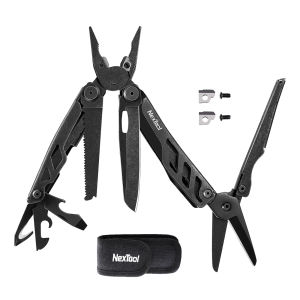 NexTool Flagship Pro 16 in 1 Folding hand tools Outdoor camping multi tools Pliers for survival tool Saw Wire cutters Can Opener Bottle Opener Screwdriver Scissors Glass breaker Ruler