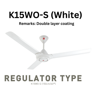 [1 UNIT / SINGLE PACK] KDK CEILING FAN REGULATOR K15VO/K15VO-PBR/K15WO/K15WO-S/K15WO-SL/K15VC/K12WO/K12VO/K12VO-PBR/BF60BK/BF60WT (SIRIM APPROVED/READY STOCK) ONE YEAR WARRANTY
