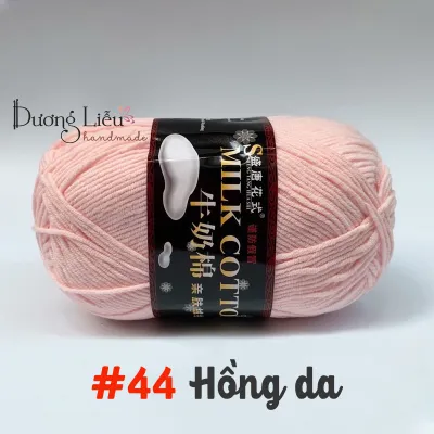 Len Milk Cotton loại 1 cuộn 125gr (Mã 01 đến 50)