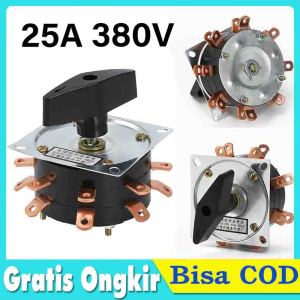 【Dikirim dlm 24jam】Switch Saklar Mesin Las Welding Rotary Selector Switch KDH25-2-8 25 Ampere