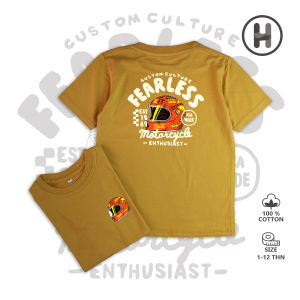 Kaos Anak Fashion anak  pakaian anak motif fearless motor