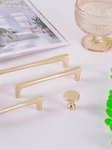 Modern Minimalist Cabinet Door Handles Wardrobe Door Handle Gold Drawer Handle Kitchen High Cabinet Door Handle