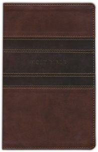 NKJV Personal-Size Large-Print Reference Bible Comfort Print--soft leather-look brown (red letter) * Chosen Treasure