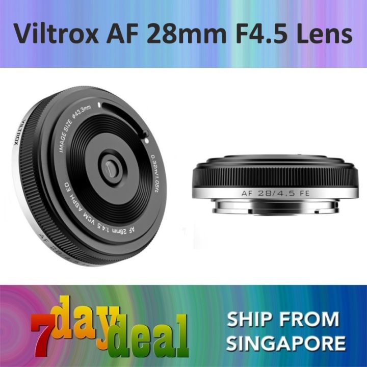 Viltrox AF 28mm F4.5 Full Frame Lens (F/4.5) - E / X / Z Mount
