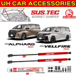 Sustec Toyota Alphard Vellfire AH40 AGH40 2023+ Sustec Front Hood Damper Bonnet Gas Lifter 40 Series 2023 - 2025