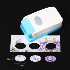 SPENCERRY DIY Stamp Border Punch Labor Saving Large Size Embossing Machine School Supplies Handmade Toothed Puncher Embosser Scrapbooking