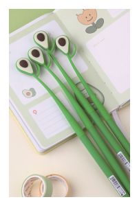 SPARROW Pen Silikon / Silicone Pen / Pen Karakter Lucu Cantik AVOCADO (7767)