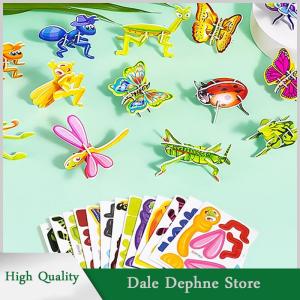 [Dale Dephne] 3D Câu Đố Cho Trẻ Em Đồ Chơi 25Pcs Giáo Dục 3D Phim Hoạt Hình Câu Đố 3D Trò Chơi Ghép Hình Câu Đố Phim Hoạt Hình Nghệ Thuật Thủ Công Quà Tặng Cho Bé Trai Cô Gái