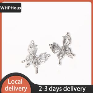 [COD] WHPHous Ship within 24 hours 2pcs Rhinestone Decor For Clip On Earbuds Open Ear Decorative Zirconia Earphone Accessories Removeable DIY Earphone Decoration