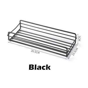 UMI Bathroom Shelves Storage Organizer Iron Wall Rack Toilet Wall-Mounted Free Punching / Rak Letak Barang Bilik Air Dapur