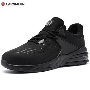LARNMERN Sneakers Safety Shoes Tahan Api dengan Penahan Api dan Pengaman Kaki untuk Kerja Konstruksi L11229-1