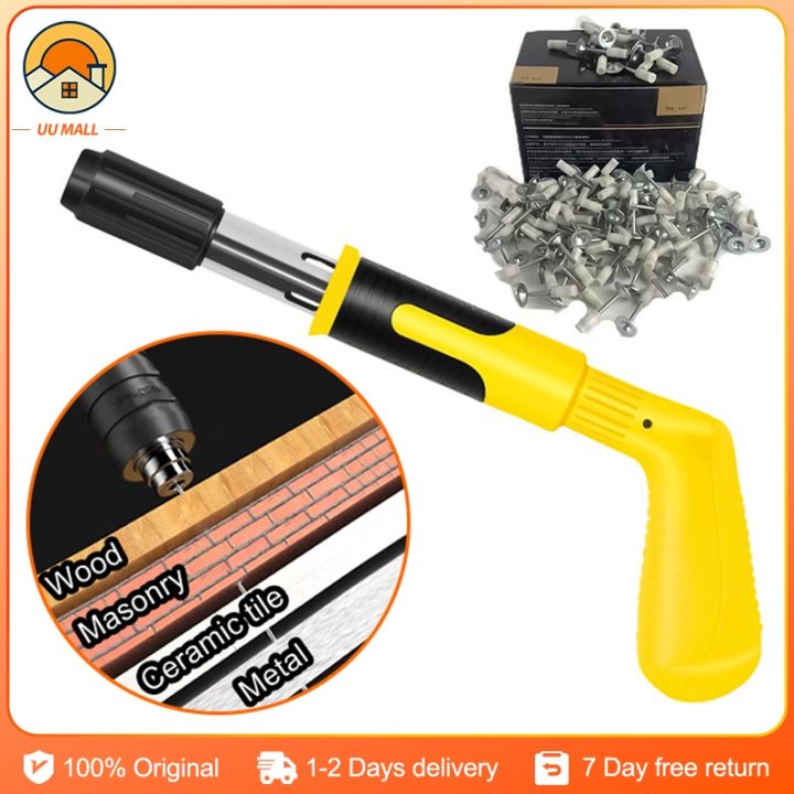 Fast send Manual Pipe Concrete Steel Tacker Nails Gun Nail Tufting Gun ...