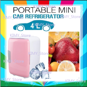 🌸Local Seller🌸 4L Mini Car Refrigerator - Cold & Warm Portable Small Fridge 温冷暖车载冰箱