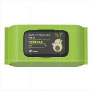 Tisu Penghapus Riasan Wajah Ekstrak Tanaman Alpukat 80 Lembar / Makeup Remover Tissue / Tissue Remover / Makeup Remover / Tissue avocado / tisu make up / tissue make up MLH V09