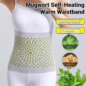 Summer Mugwort Dehumidification Waist Care Self-Heating Warming Waistband High Elasticity Waist Support Belt Therapy Waist Protection