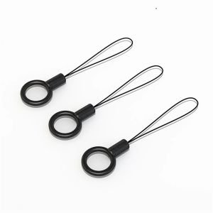 LMS70 Mobile Phone Accessories Men Women U Disk ID Cards Keyring Car Keychain Anti Losing Rope Phone Lanyard Phone Black Rope Key Chain Holder Mobile Phone Straps