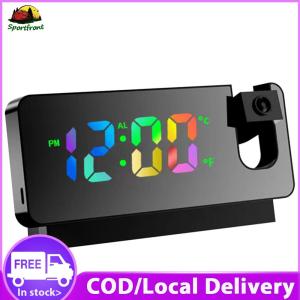 【Fast delivery】 Digital Table Clock with USB Charging and Alarm Function for Bedroom and Office Bright LED Display