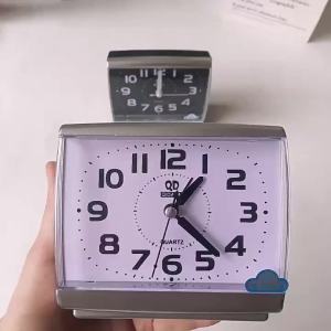 xpkQ Practical Silent Square Digital Alarm Clock Simple Easy to Read Bedside Wake-up Clock Desk Mute Clock Household Q3P9R