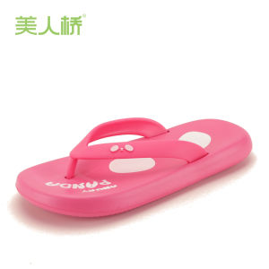 [Free Shipping] Meirenqiao non-slip bathroom sandals new summer style thick-soled outdoor beach slippers non-absorbent