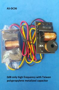 1pair Dual Coil Pure Tweeter Speaker 12dB Crossover Network (additional with Taiwan propylene capacitor)