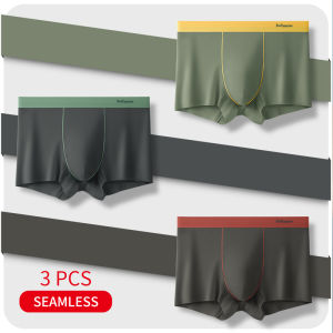 CMENIN 3Pcs Bán Tái Sinh Sợi Cellulose Quần Lót Nam Boxer Nam Thoáng Khí Kháng Khuẩn Quần Lót Nam Võ Sĩ Quần Short Quần Lót MR6026