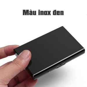 Ví inox đựng thẻ ngân hàng thẻ thành viên 6 ngăn cao cấp