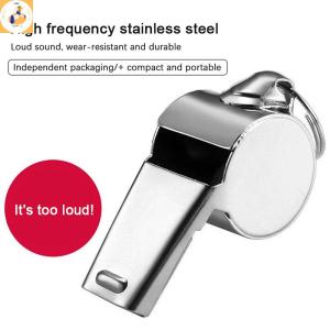 EOY Whistle Game Referee Whistle Lanyard Emergency Loud Sound Outdoor Football Whistle