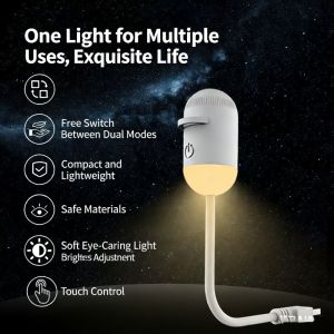2-in-1 Mini Galaxy Star Projector Night Light – Starry Sky Ambient Lamp for Bedroom Sleep & Decoration