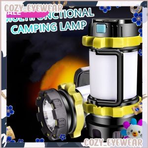 Super bright LED Camp Lamp USB Rechargeable Flashlight Dimmable water resistant Work Light Outdoor Searchlight Emergency