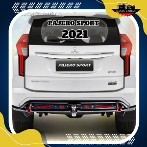 TOWING BELAKANG BESI Rear Bumper Guard ALL NEW PAJERO SPORT 2012 / 2016 / 2021 - SEVENCODE COBRA - Aksesories Mobil Bisa COD