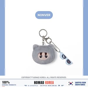 SEVENTEEN Face Plush Keyring Doll Stuffed Toy Official Kpop MD Goods