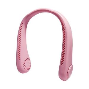 Quạt đeo cổ siêu mát 3 cấp độ Quạt đeo cổ pin sạc không cánh 48 luông gió làm mát 360 độ Sử dụng  Pin Lithium 4000mAH- BH6 Tháng