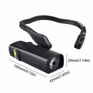 BLACKON 5 chế độ chiếu sáng Đèn pha LED Độ sáng cao Siêu sáng Đèn pha cảm biến chuyển động Dây đeo tai Chống thấm nước Đèn pha sạc USB Cắm trại