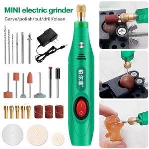 Máy mài chạm khắc mini cầm tay cao cấp bút khắc khoan mài chà nhám đánh bóng đa năng tích hợp sạc USB