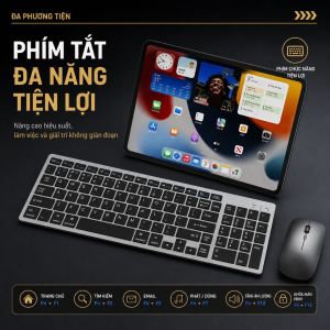Bàn phím không dây K933 cao cấp bàn phím bluetooth không dây