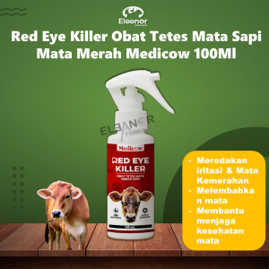 Red Eye Killer Obat Tetes Mata Sapi Mata Merah Medicow 100Ml