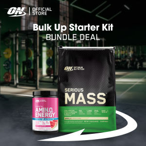 Optimum Nutrition Serious Mass 12 lbs Protein + Essential Amino Energy with Electrolytes