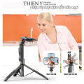 Gậy chụp ảnh 3 chân L16 - Tripod quay phim, chụp ảnh, livestream - Gậy tự sướng 3 chân có remote - Gía đỡ điện thoại, máy ảnh, go pro 3 chân thiết kế gấp gọn kéo dài 155cm chất liệu chắc chắn, xoay 360 độ. 