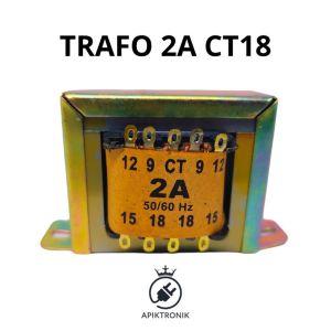 Trafo CT 2A Trafo 2A CT 18 volt 2 Ampere Tembaga (AU)