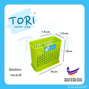 TORI HOME Cutlery Holder Plastic | Chopstick Spoon Stand Holder | Bekas sudu dan Garpu | Kitchen Storage Utensils Storage Box