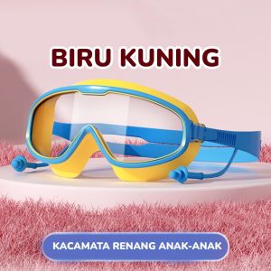 Kacamata Renang Anak FREE Topi Renang dan Penutup Telinga