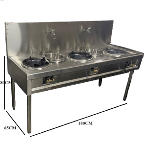 BURNER 3 TUNGKU KUAT API 6 KAKI/180CM KWALI RANGE/DAPUR GAS MASAK/3圈高压猛火炒炉/ 3 RING STOVE HIGH PRESSURE /KITCHEN EQUIPMENT