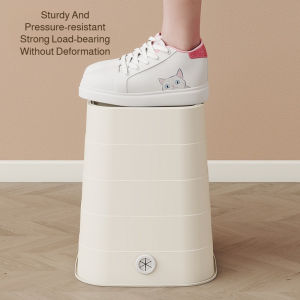 Dustbin Rubbish Bin / Large Capacity Dustbin / Cream Style Rubbish Bin / Square Premium Home / Living Room Bathroom / Family Users