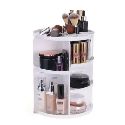 Rak Laci Susun 3 Kosmetik Serbaguna Rak Kosmetik Laci Plastik 3 Susun Mini Rak Makeup Organizer