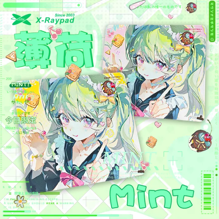 X-Raypad Aqua Control Plus Gaming Mouse Pads – Mint
