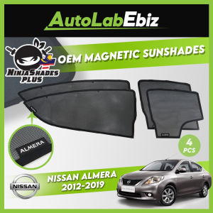 Nissan Almera 2012-2019 NinjaShades Plus OEM Magnetic Car Sunshades