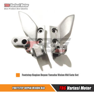 Step Vixion Old Footstep Vixion Old Postep Vixion Old Bagian Depan TRG Satu Set Varian Warna Silver Bahan Alumunium Tebal dan Berkualitas