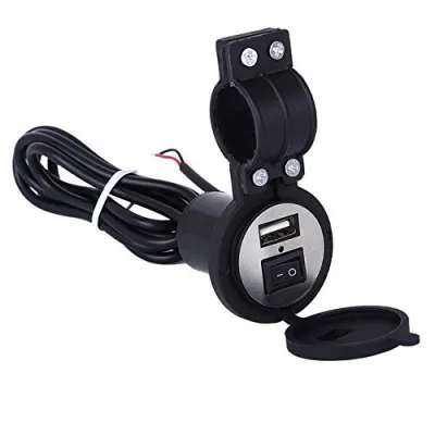 Charger HP aki Motor Waterproof / USB PLUG Charger di Aki Motor / TC Accu Motor